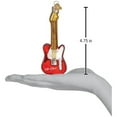 thumbnail image 4 of Old World Christmas Blown Glass Ornament for Christmas Tree, The Rolling Stones Guitar, 4 of 5