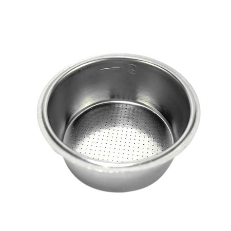 

iaksohdu 51mm Stainless Steel Coffee Machine Filter Cup Bowl for Delonghi EC5 EC7 EC9