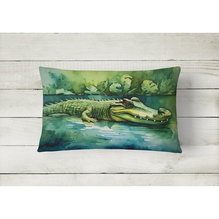 Alligator throw pillow online