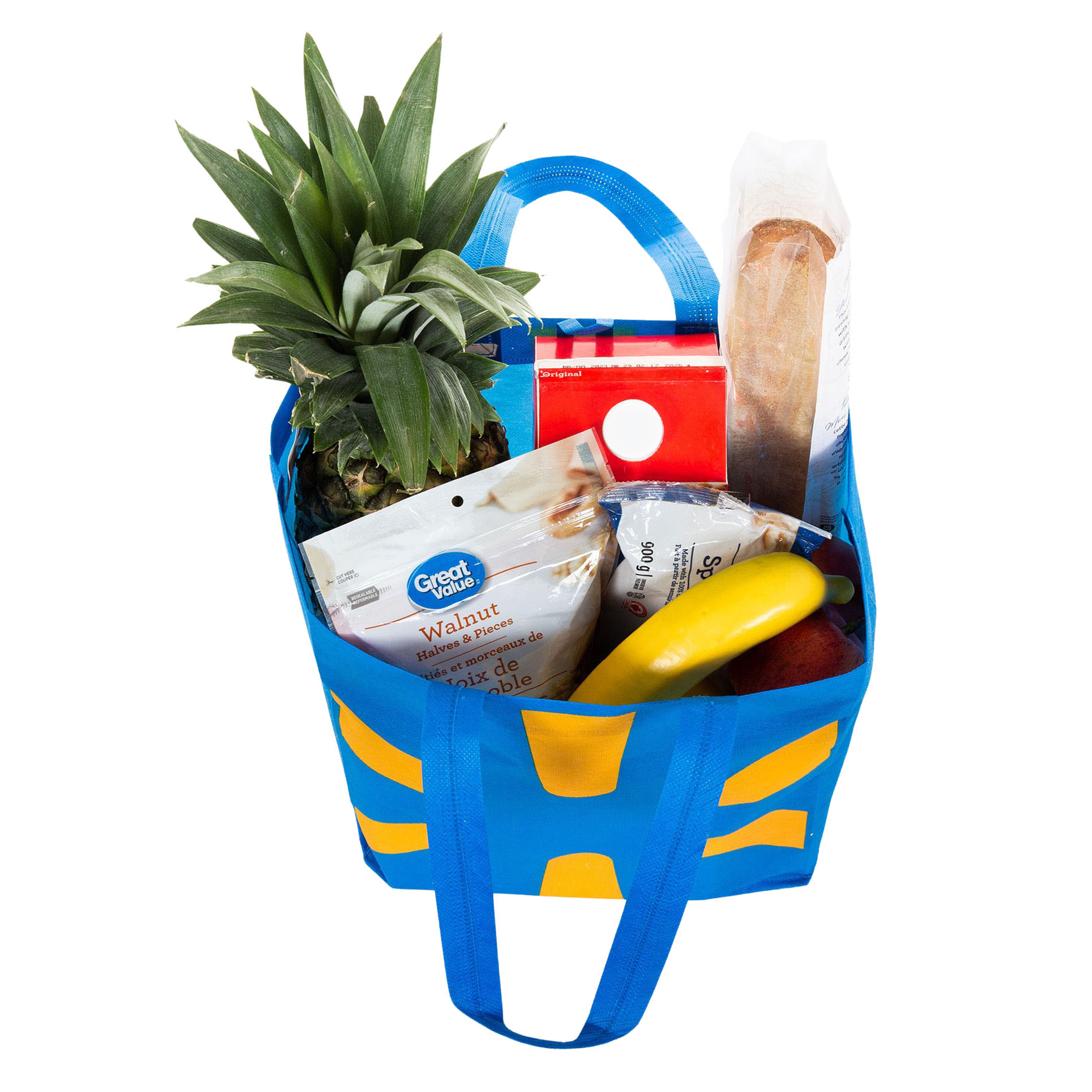 (10 pack) Walmart Reusable Shopping Tote Bag for Adults