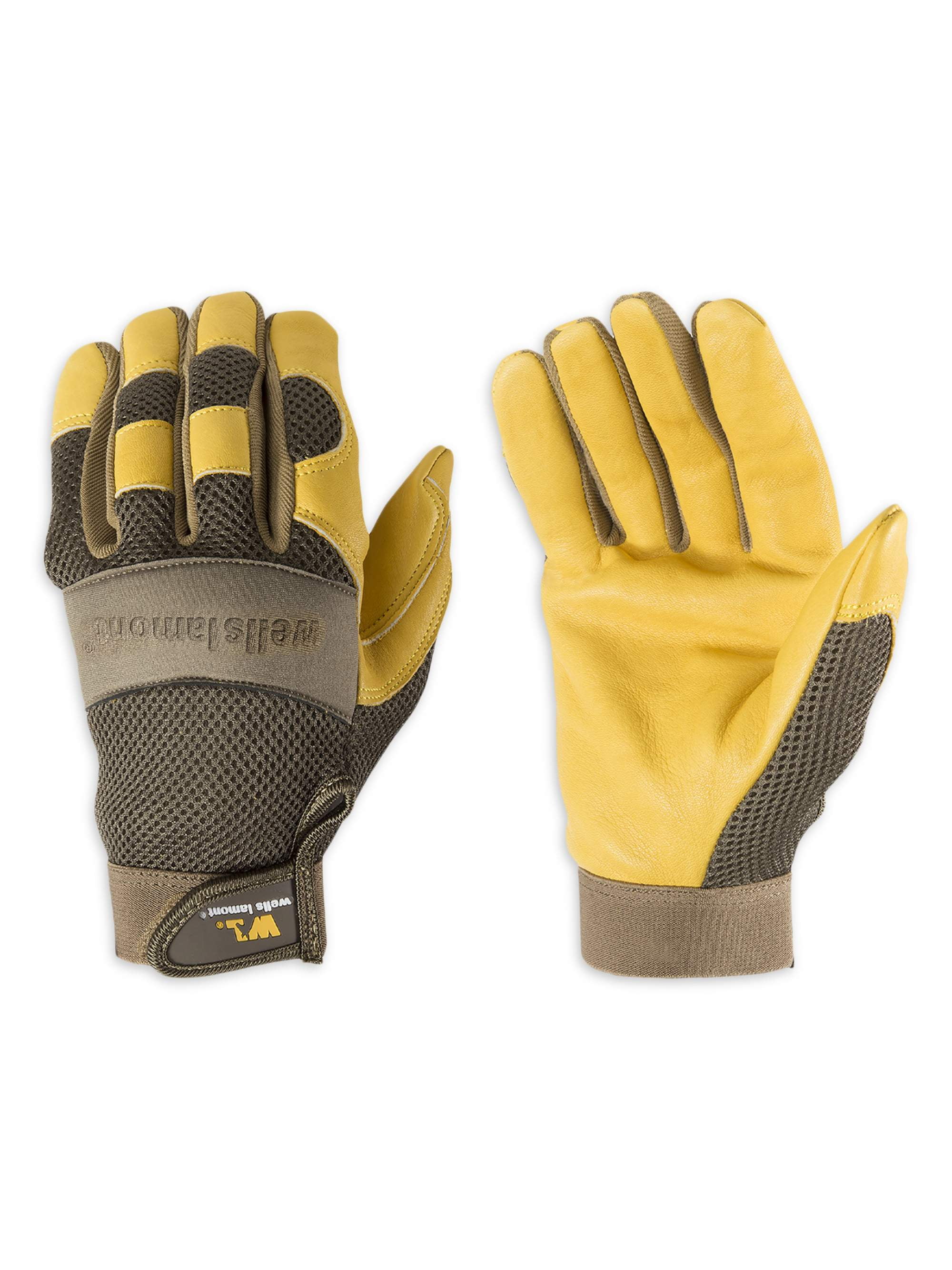 Wells Lamont Men's Cowhide Hybrid Leather Work Glove, Large