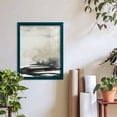 thumbnail image 6 of Ebony Horizon Triptych I - Framed Print w/glass - Ocean Blue, 6 of 7