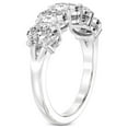 thumbnail image 4 of IGI Certified Oval Shape Lab Grown Diamond Anniversary Band Ring For Women | 5 Stone 5 CT TW In 14K White Gold | FG-VS1-VS2 Quality Portia Friendly Diamonds Band Ring, 4 of 5
