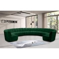 thumbnail image 2 of Meridian Furniture Infinity Green Velvet 10pc. Modular Sectional, 2 of 4