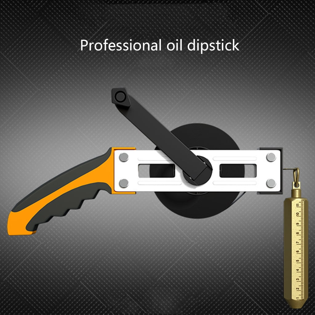 Measuring Ruler with Brass PlumbBob Tape Measure Rubber Handle High Accuracy