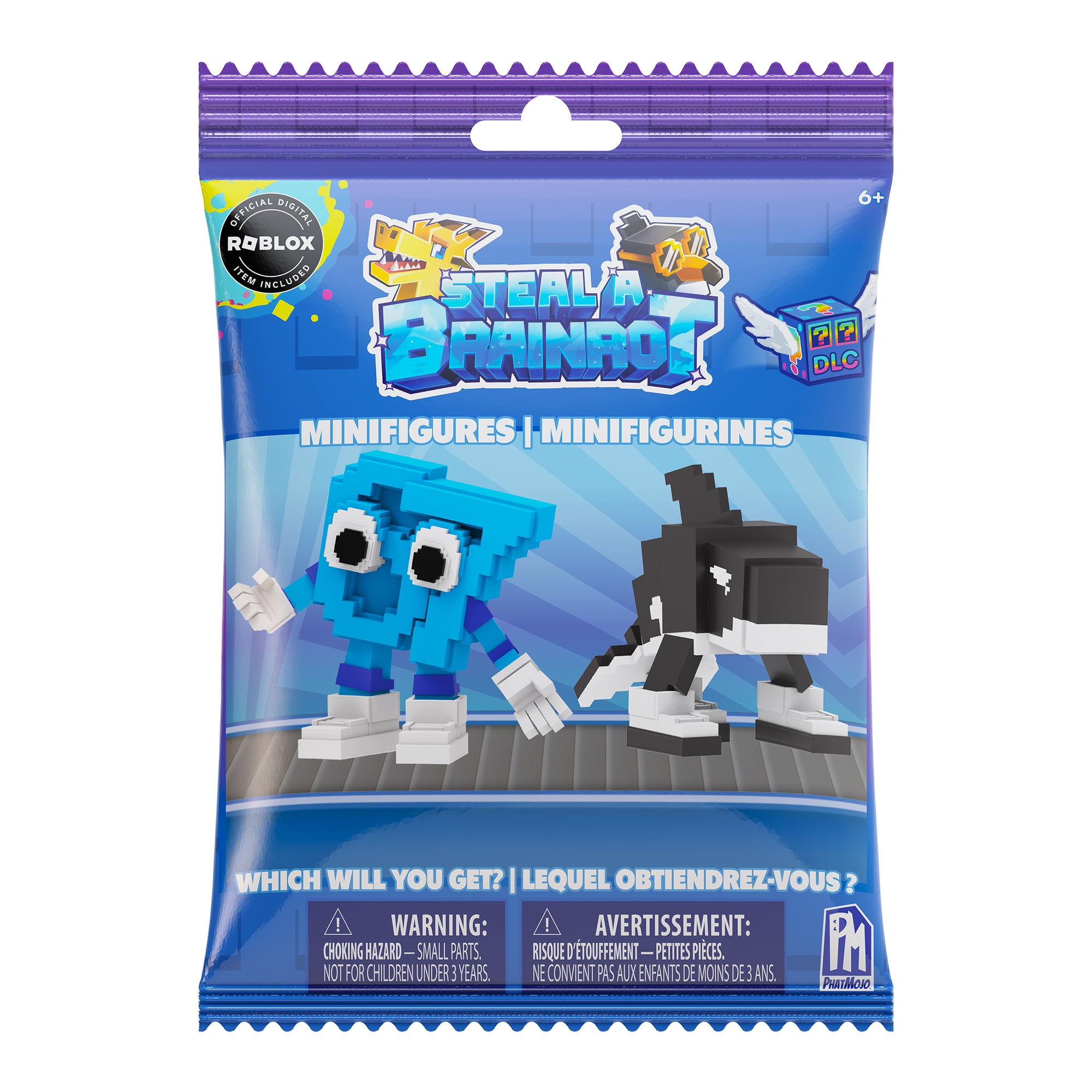 ROBLOX STEAL A BRAINROT ミニフィギュア 4個セット Steal A Brainrot - Blind Bag Minifigures - Includes DLC Codes