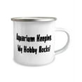 thumbnail image 2 of Aquarium Keeping. My Hobby Rocks! 12oz Camper Mug, Aquarium Keeping Present From, Special For Friends, 2 of 2
