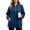 Dark Blue#5, variant on Drovellove Women's Denim Jacket with Hood and Zipper – Long Sleeve Loose Fit Button Up Shirt with Pockets, Casual Fashion Outerwear for Spring, Winter, Birthday, Party, Date Night, Work, Travel
