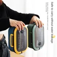 thumbnail image 4 of 5PCS Portable Solid Colour Thickened Student Lunch Box Compartment Lunch Box Microwave Lunch Box Heat-resistant Lunch Box Rose red 5PCS, 4 of 6