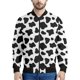 thumbnail image 2 of Chaqueta bomber con estampado 3D de vaca colorida para hombre y mujer, sudadera de primavera y otoño, chaquetas de calle de manga larga con cremallera, 2 of 4