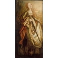 thumbnail image 3 of Matthias Grünewald 9x14 Black Modern Framed Museum Art Print Titled - St. Catherine (Early 1970s), 3 of 5