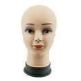 thumbnail image 2 of Cabeza de maniquí femenino cosmetología calva profesional para entrenamiento de pelucas, práctica de , exhibición de sombreros, exhibición Piel Sunnimix cabeza de maniquí de entrenamiento, 2 of 8