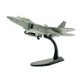 thumbnail image 2 of Modelo de avión de F22 a escala 1:100 con soporte de exhibición, modelo de avión en miniatura realista para decoración de mesa, multiusos, res, 2 of 9