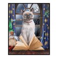 thumbnail image 2 of Cuadros Decorativos 11CT punto de cruz completo gato mágico estampado DIY Animal impreso pared arte hogar manualidades Ndcxsfigh Nuevos Originales, 2 of 9