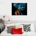 thumbnail image 3 of PRATYUS Canvas Wall Art Picture 20x16in for Living Room Bedroom Fall Decor Rose Lady Ready to Hang 20x16in, 3 of 3