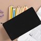 thumbnail image 3 of 15 Pcs Black Blank Canvas Bag 8.3x4.7in Stationery Storage Zipper Bag Diy Graffiti Pencil Case Diy, 3 of 5