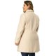 thumbnail image 5 of Abrigo De Doble BotonaduCon Cuello Vuelto TalGrande PaMujer Beige 4XL, 5 of 6