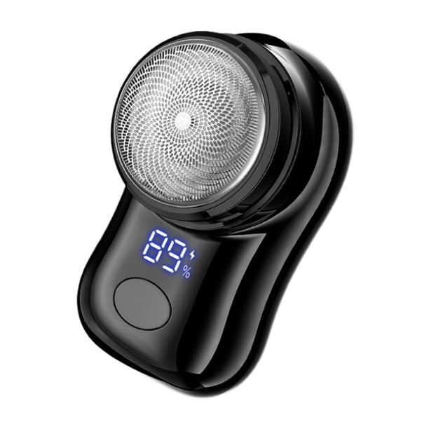 Maquinilla de afeitar eléctrica recargable por USB, Mini afeitadora de bolsillo, afeitadora de viaje, regalos para hombres