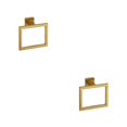 thumbnail image 4 of stanreset 1/2/3/5 Bathroom Hardware Set Stainless Steel Towel Bar Ring Paper Holder Multifunction Robe Hook Modern Style Rack Kit Gold ring 2PCS, 4 of 6