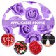 thumbnail image 3 of IDEANATEGRATE 200Ud Cabezas De Flores Artificiales De Espuma Púrpura Para Y Manualidades, 3 of 6