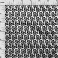 thumbnail image 3 of oneOone Velvet Black Fabric Asian Block Fabric For Sewing Printed Craft Fabric By The Yard 58 Inch Wide, 3 of 4