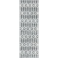 thumbnail image 2 of Rugs.com Lattice Trellis Collection Rug – 6 Ft Runner Gray Low-Pile Rug Perfect For Hallways, Entryways, 2 of 9