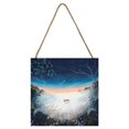 thumbnail image 1 of Julia Crossland A Winter Dawn Wooden Block, 1 of 1