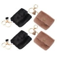 thumbnail image 3 of 4 mini billeteras con llavero para mujer, monedero pequeño, monedero peludo, contenedor de monedas, 3 of 7