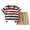 Black, variant on Pajamas for Baby Girls Boys Pajamas Set Cute Print Crew Neck Short Sleeve T-Shirts Elastic Waist Shorts for 2t 3t 4t 5t 6t 7t Summer Pjs Kids(18-24 Months,Khaki)