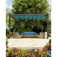 thumbnail image 2 of Gaderth 10' x 10' Pergolas For Patios,Retractable Pergola Canopy With Stronger Metal Frame, Outdoor Pergola Sun Shade Shelter For Garden, Patio, Backyard, Deck, 2 of 7