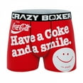 thumbnail image 2 of CRAZYBOXER Men's Underwear Coca Cola Stretch Breathable Boxer Brief Anti-irritation, 2 of 5