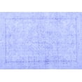 thumbnail image 1 of Ahgly Company Machine Washable Indoor Rectangle Persian Blue Traditional Area Rugs, 2' x 5', 1 of 4