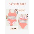 thumbnail image 6 of Eytino Bikinis for Women High Waisted Bathing Suits for Women Two Piece Tummy Control Swimsuits Adjustable Spaghetti Straps Bikini Swimwear, 6 of 8