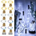 thumbnail image 1 of Paquete de 10 luces para botellas de vino Osteplus con 12 pilas Fairy, 1 of 7