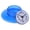 Blue, variant on M Buder 3.4 inches / 8.6 cm Mini Bathroom Wall Clock Kitchen Mirror Suction Cup Shower Waterproof Quartz Clocks, Purple