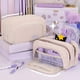 thumbnail image 5 of Lekihaqq Pencil Case Large Capacity Pen Pencil Storage Box Storage Bag Zippered Organizer Pouch Cloth Purple Black Coffee Beige Stationery Holder For School Office Supplies, 5 of 7