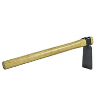 Black 13.78inch Multifunctional Weeding Tool Hoe Tool Long Handle Pointed Cultivator Very Sharp Weeding Tool