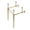 Brushed Brass, variant on Kingston Brass VPB30160 Brass Console Sink Legs in Matte Black