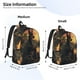thumbnail image 2 of Disketp Sunset Meditating Doberman print Canvas Backpack Lightweight Travel Daypack Student Rucksack Laptop Backpack-, 2 of 5