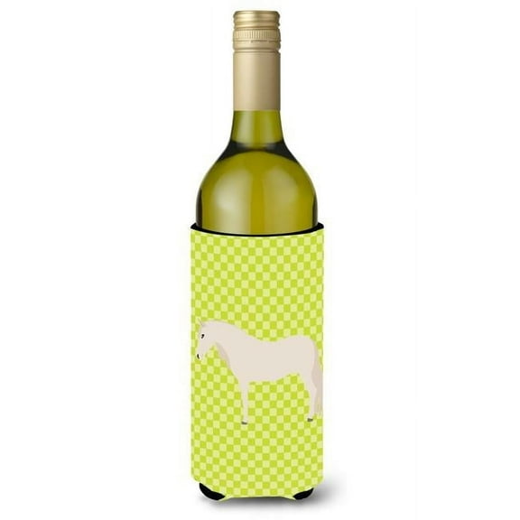 Paso Fino Horse Green Wine Bottle Beverge Insulator Hugger