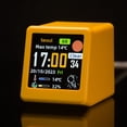 thumbnail image 2 of Super Cool Mini WiFi Desktop Weather Digital Clock Station con pantalla LCD IPS, 2 of 11