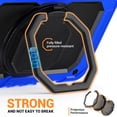 thumbnail image 6 of Case for Samsung Galaxy Tab S11 11 inch 2025, 360 Rotating Stand Handle Shoulder Strap Heavy Duty Shockproof Cover, Blue, 6 of 7