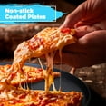 thumbnail image 4 of Courant Pizza Maker Máquina de pizzas de 12 pulgadas, placas antiadherentes con mango frío al tacto recientemente mejoradas, horno para pizza y máquina Calzone, horno eléctrico de encimera para el hog, 4 of 5