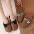 thumbnail image 3 of Zapatillas de verano de bambú para mujer, de lino, con suelo de madera, para el hogar, para parejas, de paja, para el interior, para hombre, 3 of 6