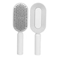 thumbnail image 1 of Self Cleaning Hair Brush, Rounded Comb Teeth Prevent Slip Comfortable To Grip Air Cushion Comb  for Scalp Massage, 1 of 7