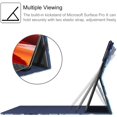 thumbnail image 4 of Portfolio Case for 13 Inch Microsoft Surface Pro X (2021/2020/2019), Multiple Angle Viewing Business Cover with Pocket, 4 of 9