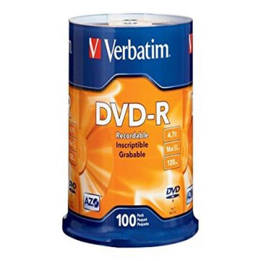 100 Pack Smartbuy 16X DVD+R 4.7GB Logo Top Non-Printable Recordable Disc - Walmart.com