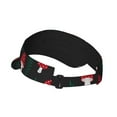 thumbnail image 3 of Gaeub Amanita Mushroom Sun Visor Hats with Empty Top and Adjustable, UV Protection for Golf Tennis Cycling Running, 3 of 8