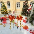 Lollipop Solar Christmas Lights Outdoor 4 Pack LED Christmas Decor