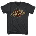 thumbnail image 1 of Flash Gordon Dots Black Heather Adult T-Shirt Xlt, 1 of 2